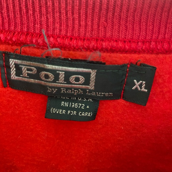 Vintage 80s Polo by Ralph Lauren sweatshirt, made in USA - Picture 3 of 4